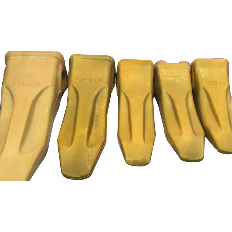 Desenvolvimento de peças de máquinas de construção - dentes de caçamba