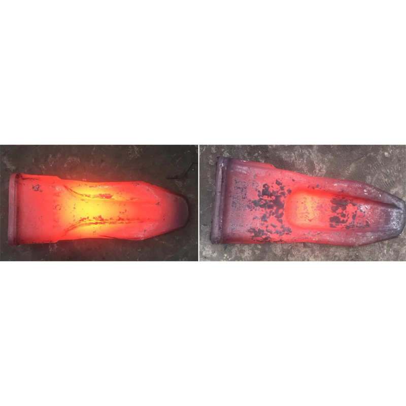 dente da caçamba da escavadeira